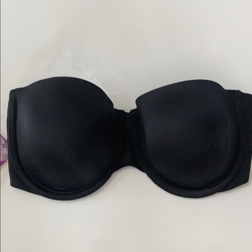 Spanx Black Strapless Bra-Cha-Cha Bra 34D